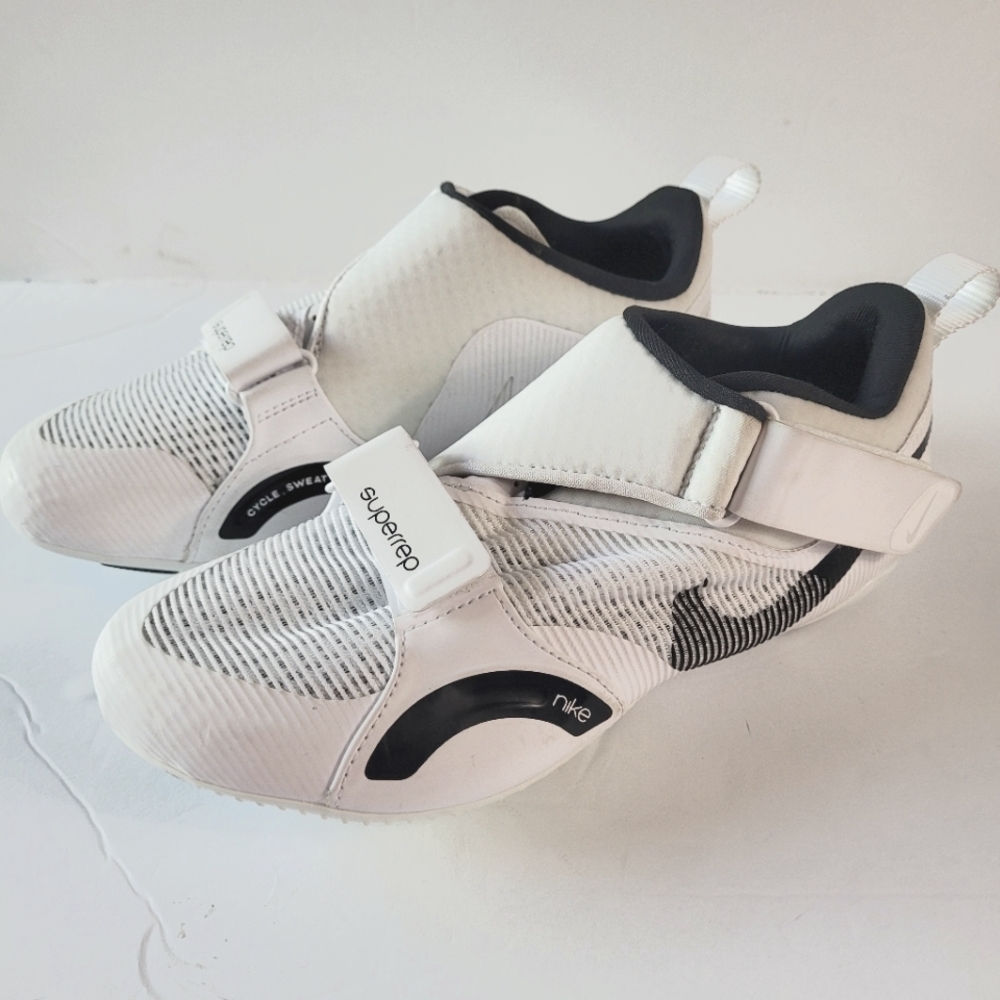 Nike SuperRep Peloton Cycle Women's Sz 7 Indoor Cycling Shoes White